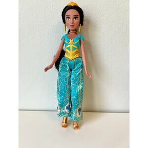 Disney Singing Jasmine Doll with Outfit and Accessories Works